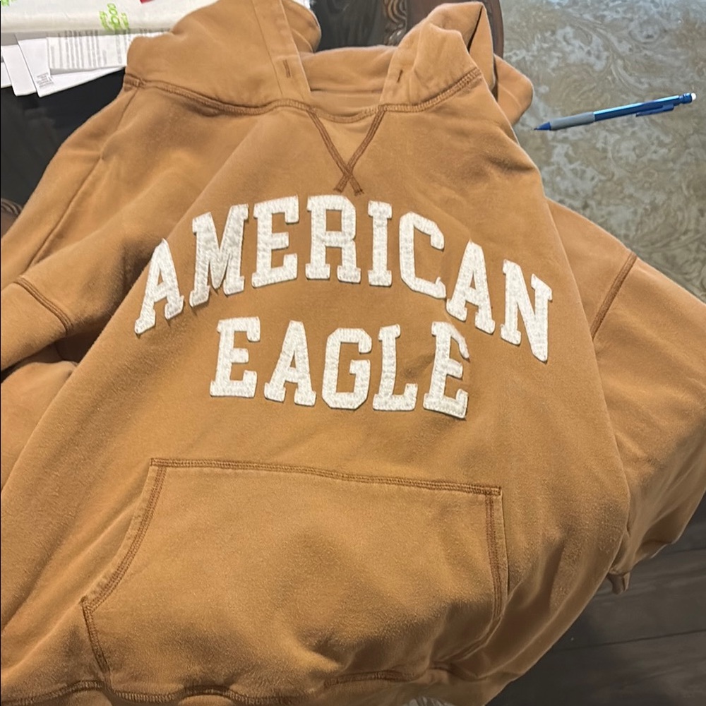 American Eagle Outfitters Tan Hoodie